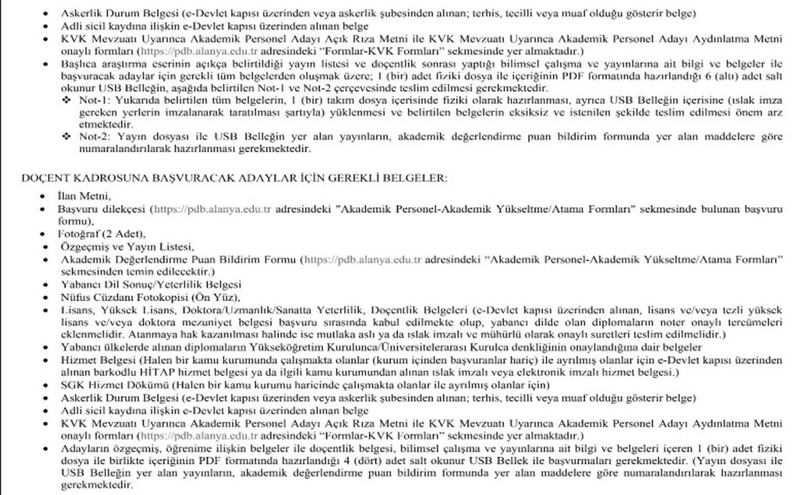 2 Alkü 2025 Akademik Kadro Alımı Başladı! Profesör, Doçent Ve Öğretim Görevlisi Alınacak