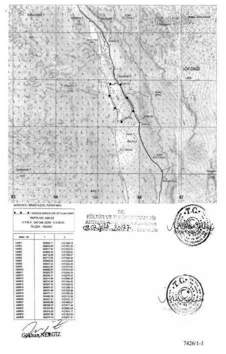 3 Antalya İbradı’da O Bölge 1. Derece Si̇t Alanı Oldu