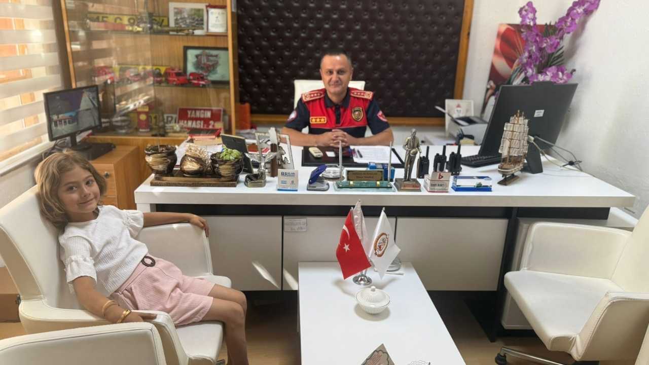 5 Yaşındaki Çocuk Burdur'da O Köyü Yanmaktan Kurtardı! İtfaiyeden Kahraman Kıza Ödül 2
