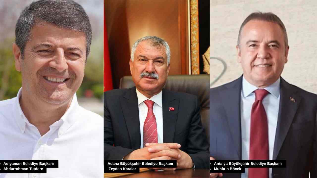 Adıyaman, Adana, Antalya Belediye Başkanlarına Gözaltı (1)