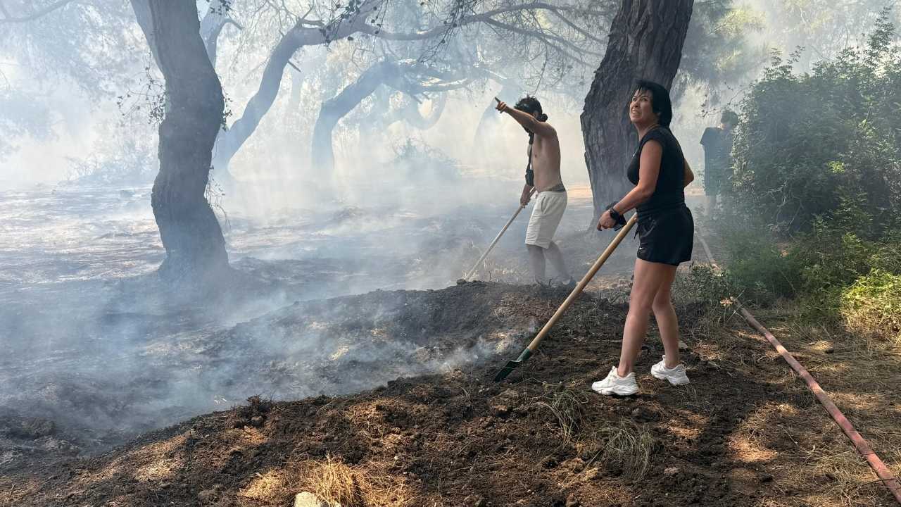 Antalya Ermenek'te Orman Yangını! Alevler Evleri Tehdit Ediyor 11