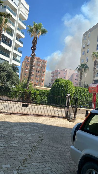 Antalya Ermenek'te Orman Yangını! Alevler Evleri Tehdit Ediyor 2