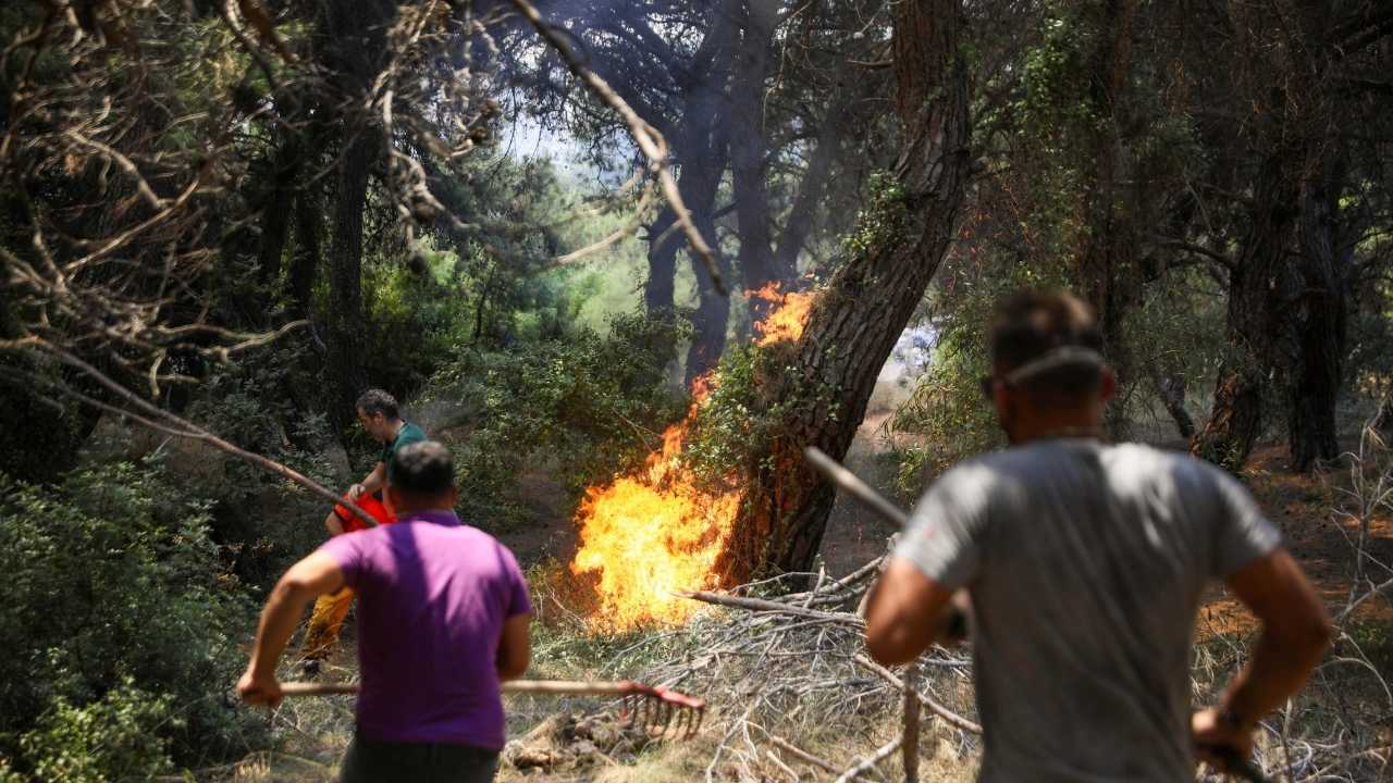 Antalya Ermenek'te Orman Yangını! Alevler Evleri Tehdit Ediyor 25