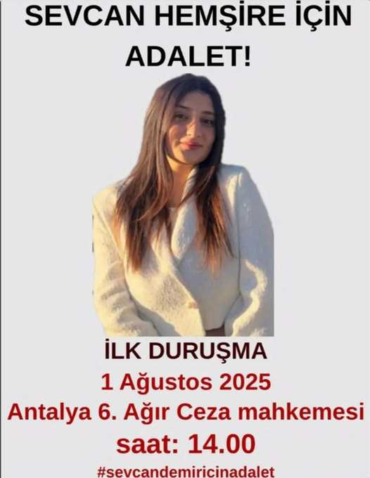 Antalya'da Ktledilen Sevcan Hemire İçin Duruşma Çağrısı 1221