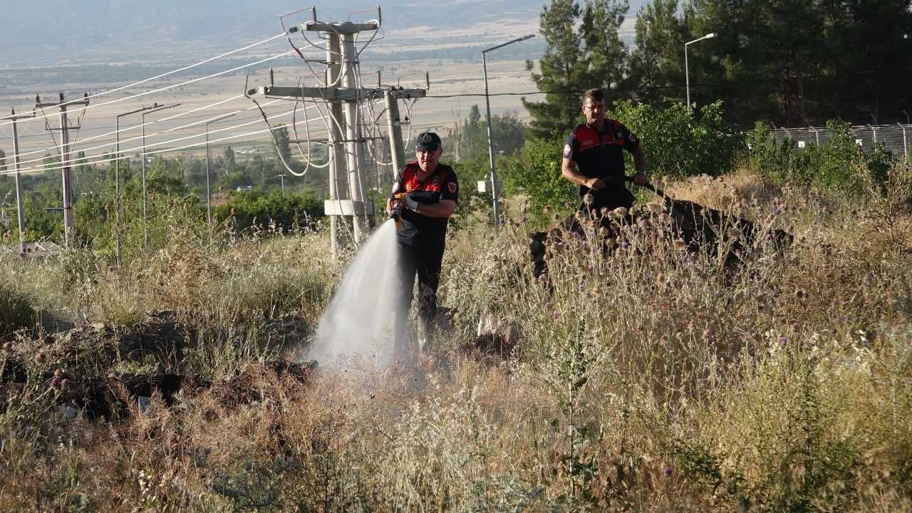 Burdur'da 5 Dönümlük Otluk Alan Yandı 3