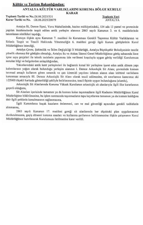 Demre Kaş Yolunda Arkeolojik Keşif! Kyaneai’ye Komşu Alan Koruma Altına Alındı 7