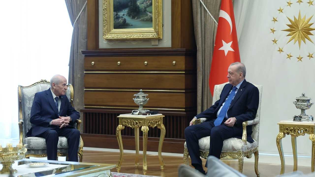 Erdoğan Ve Bahçeli Külliye’de Buluştu (2)