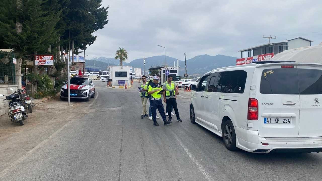 Gazipaşa’da Korsan Taşımacılık Denetimi (1)