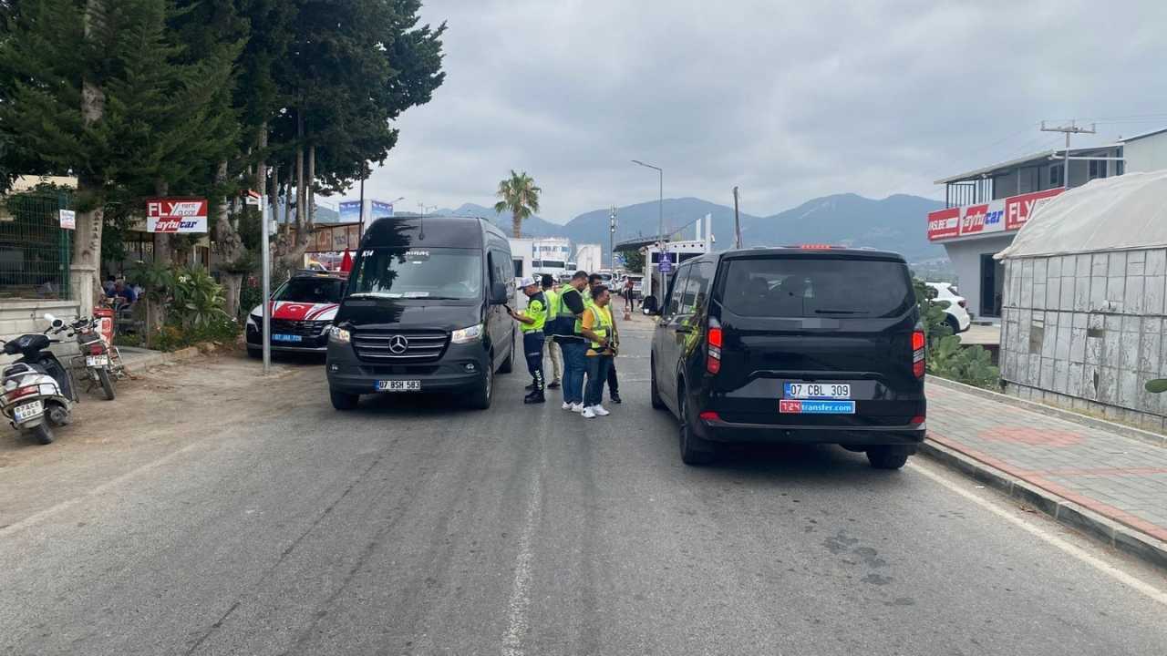 Gazipaşa’da Korsan Taşımacılık Denetimi