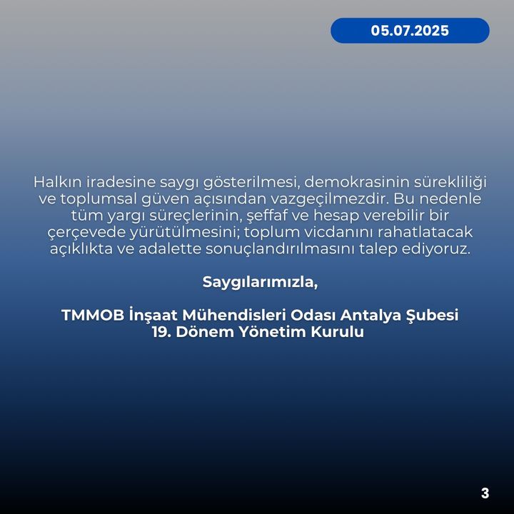 İMO Antalya Belirli Belediyelere Odaklanılması Soru İşareti Yaratıyor 4