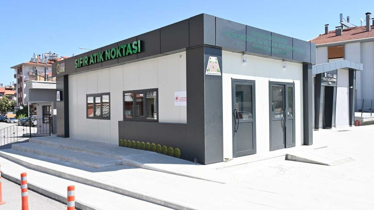 Isparta’da Sıfır Atık Noktası Hizmete Girdi 2