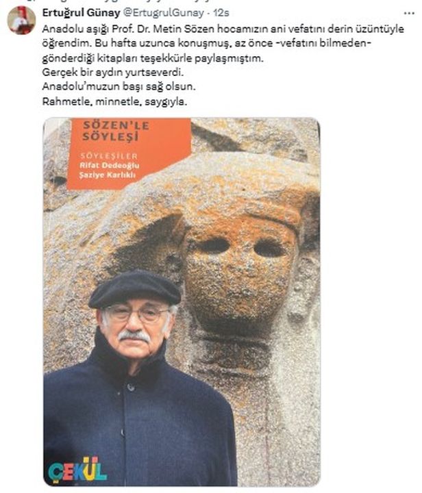 Kültürel Mirasın Mimarı Prof. Dr. Metin Sözen Hayatını Kaybetti 4