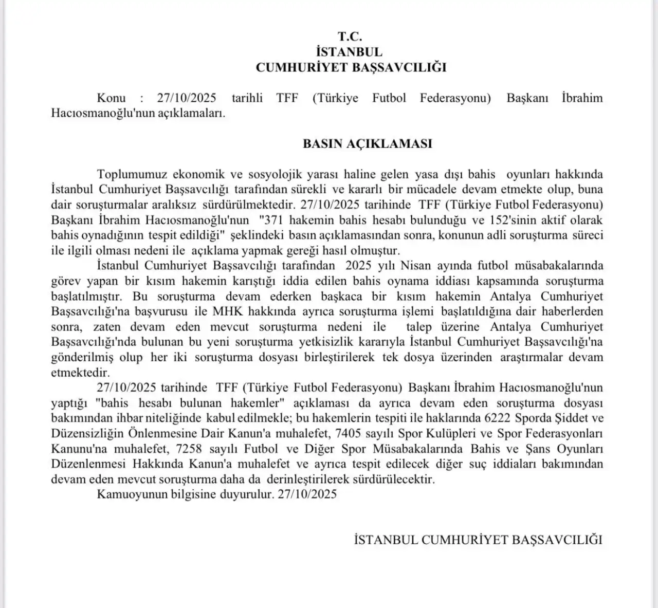 istanbul-cumhuriyet-bassavciligindan-hakemlerin-bahis-skandali-aciklamasi-2.webp