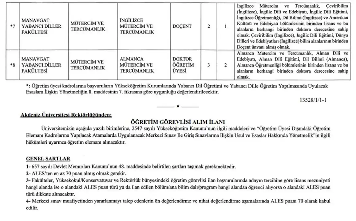 akdeniz-universitesi-10-yeni-akademik-kadro-acti-profesor-docent-ve-ogretim-gorevlisi-alimi-basladi