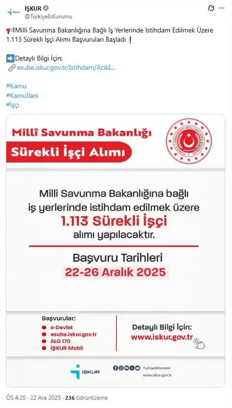 milli-savunma-bakanligi-surekli-isci-alimi-gerceklestirecek