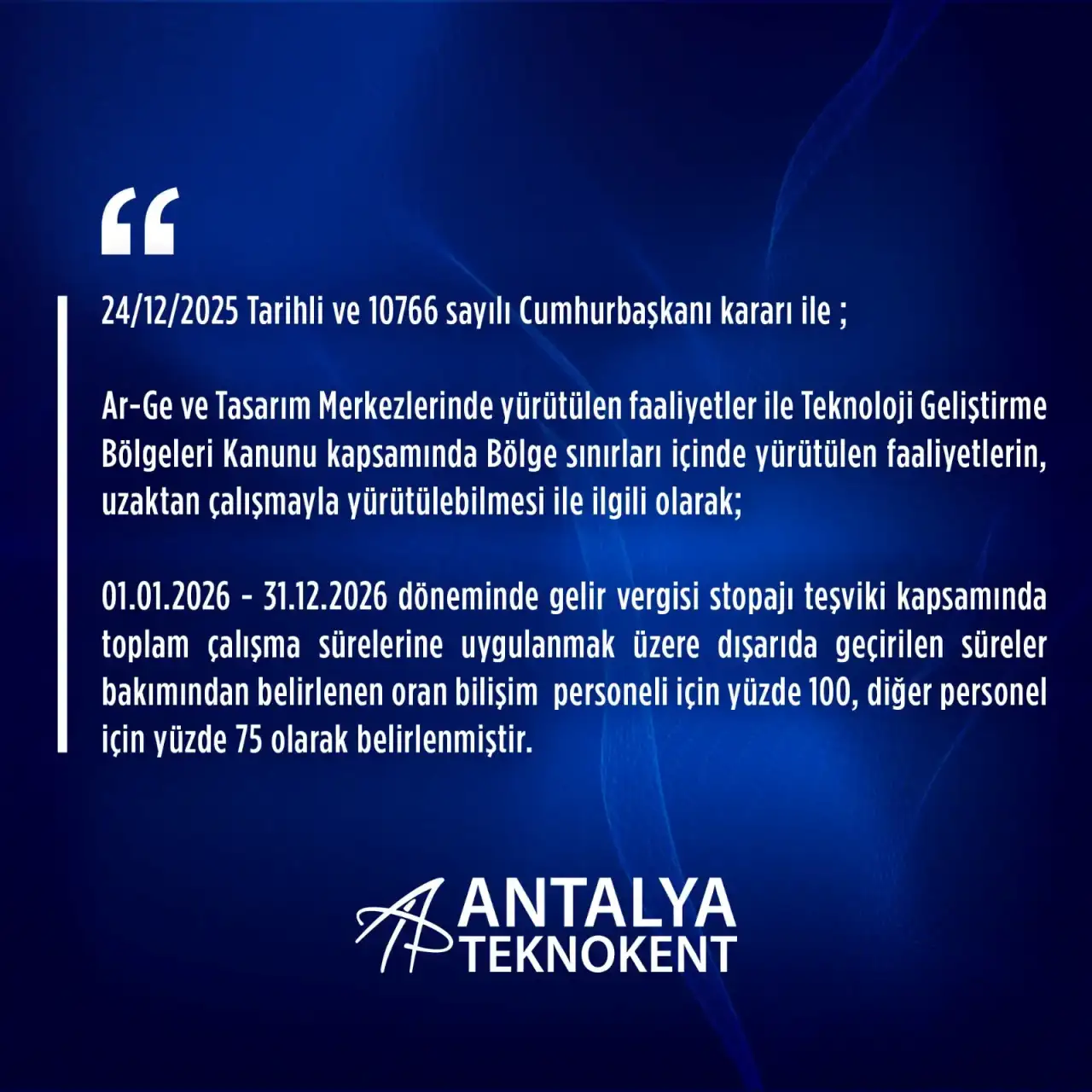 antalya-teknokent-duyurdu-calisanlara-vergi-mujdesi