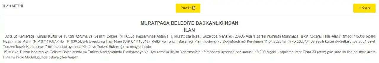 tartismali-lara-sahili-ozellestirme-imar-plani-askiya-cikarildi