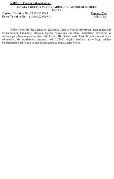 finike-boldagda-arkeolojik-sit-tescili-karasakal-tepe-ve-narlik-koruma-altinda