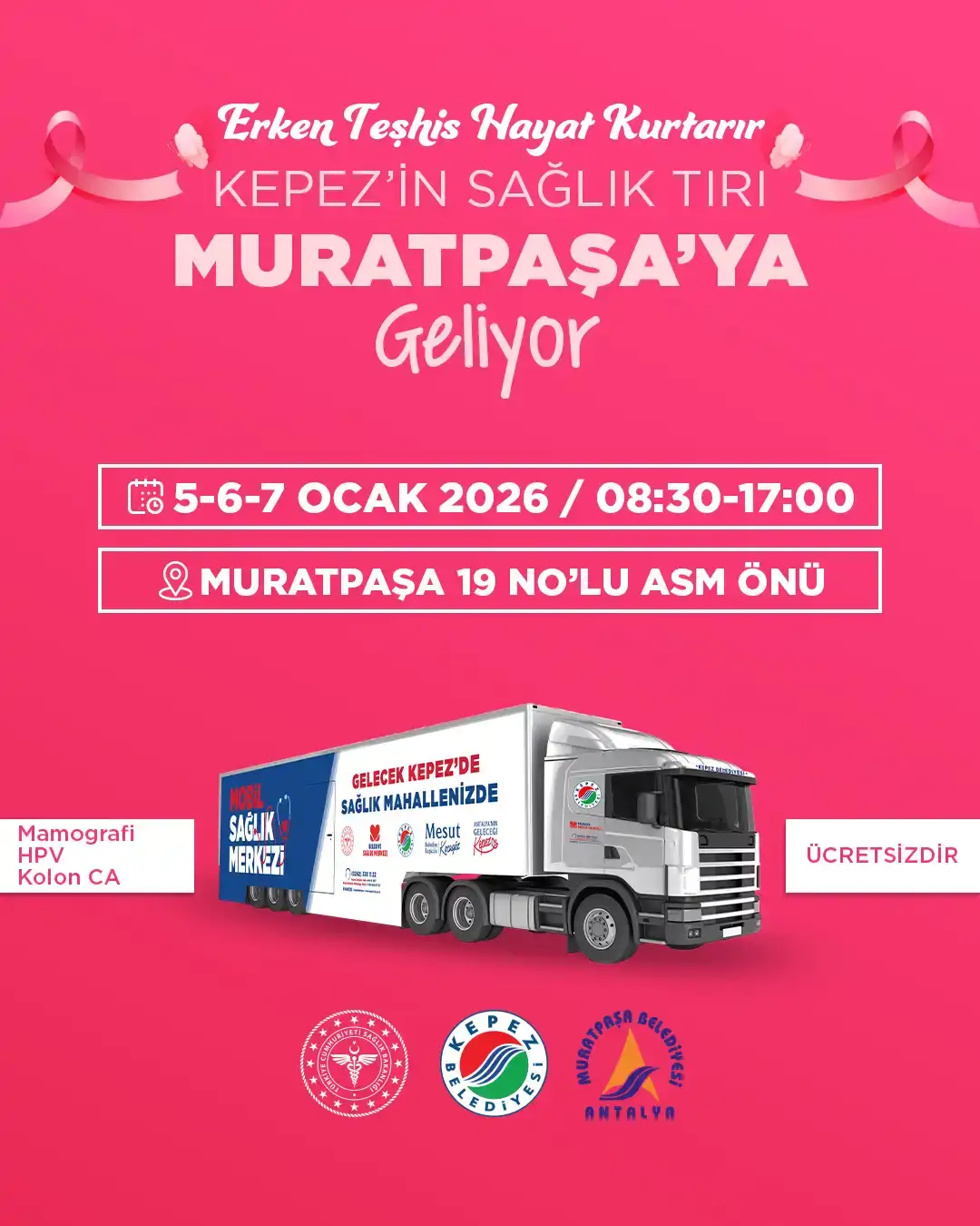 kepez-belediyesi-mobil-saglik-merkezi-muratpasada-kanser-taramalari-ucretsiz-yapilacak