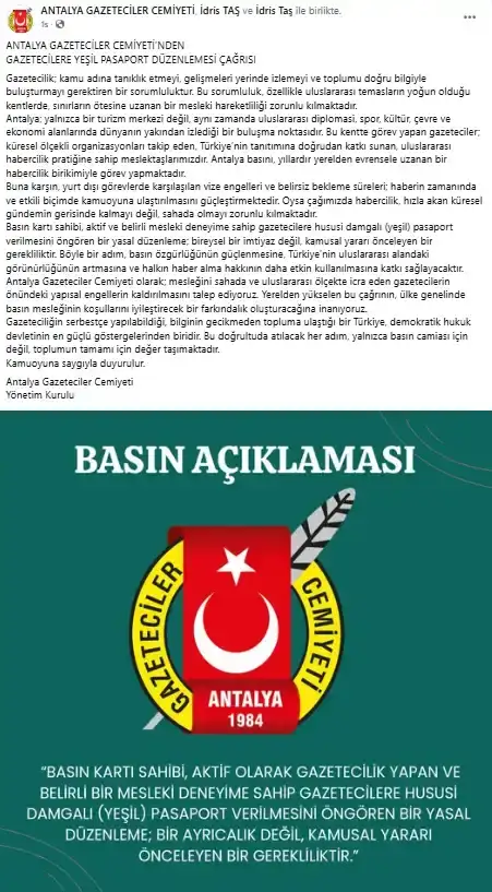 antalya-gazeteciler-cemiyetinden-tbmmye-yesil-pasaport-cagrisi