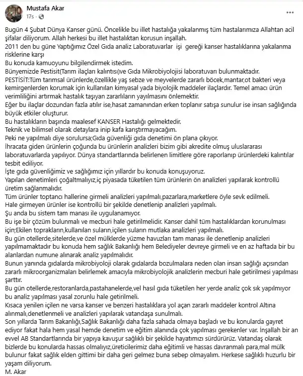 4-subat-dunya-kanser-gununde-akardan-pestisit-ve-gida-guvenligi-uyarisi
