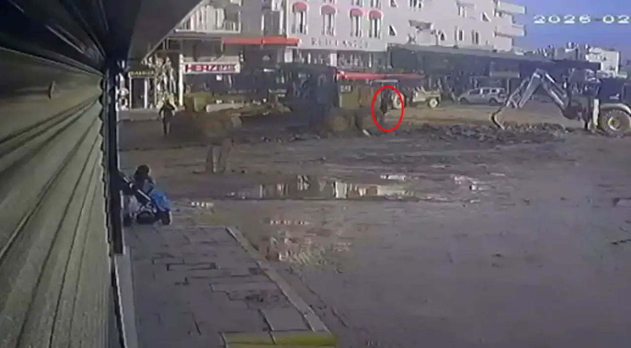 serikte-dozerin-carptigi-belediye-calisani-yaralandi