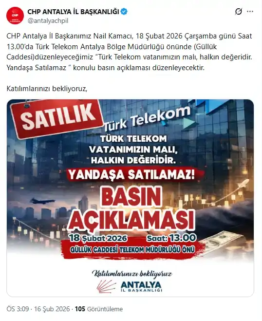 turk-telekomda-milyarlik-zarar-iddiasi-chp-antalya-basin-aciklamasi-yapacak