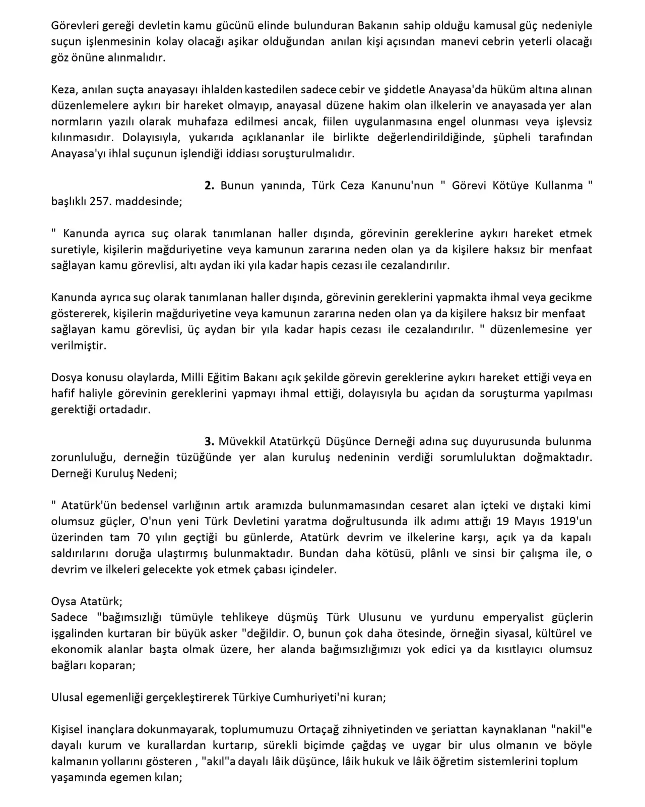 ataturkcu-dusunce-derneginden-bakan-tekin-hakkinda-suc-duyurusu