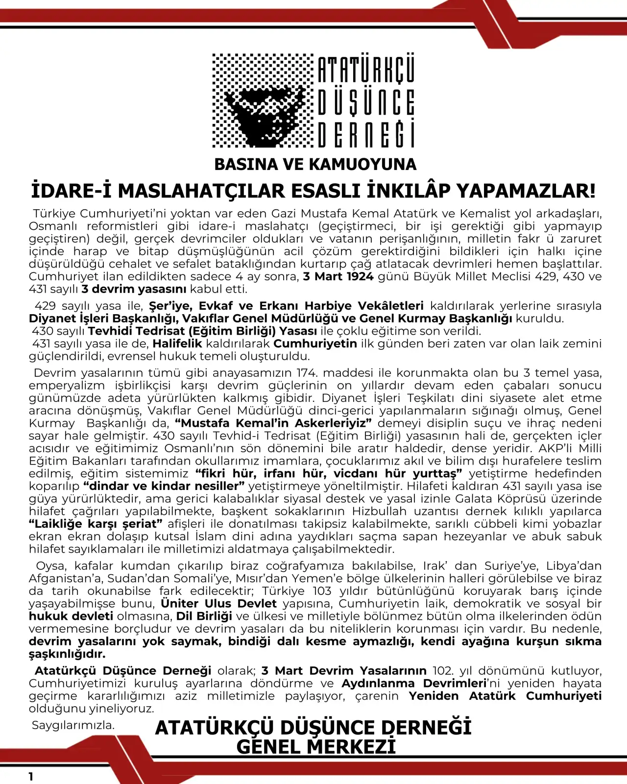 ataturk-dusunce-derneginden-3-mart-mesaji-devrim-yasalari-yok-sayilamaz