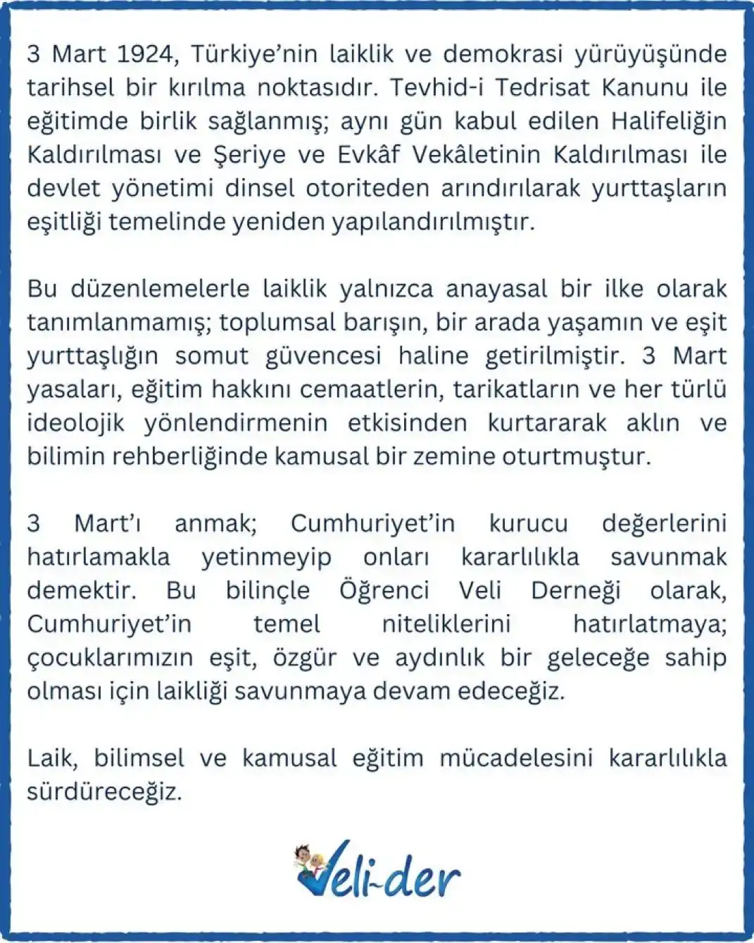 veli-der-antalya-sube-baskani-koctan-3-mart-mesaji-laik-egitimi-savunacagiz