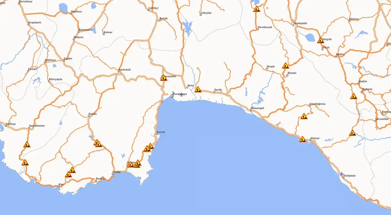 manavgattan-kumlucaya-suruculere-uyari-ulasim-kontrollu-saglaniyor