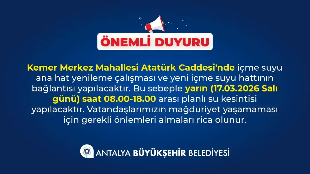 kemerde-10-saatlik-planli-su-kesintisi