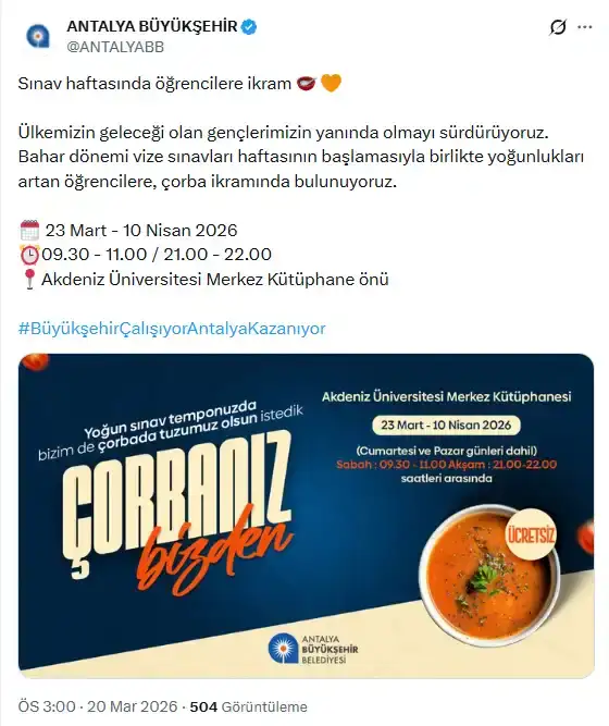 antalya-buyuksehirden-akdeniz-universitesi-ogrencilerine-vize-destegi