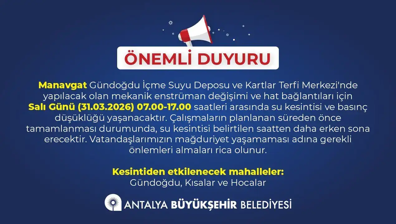 manavgata-10-saat-su-yok-kesintiden-etkilenecek-mahalleler