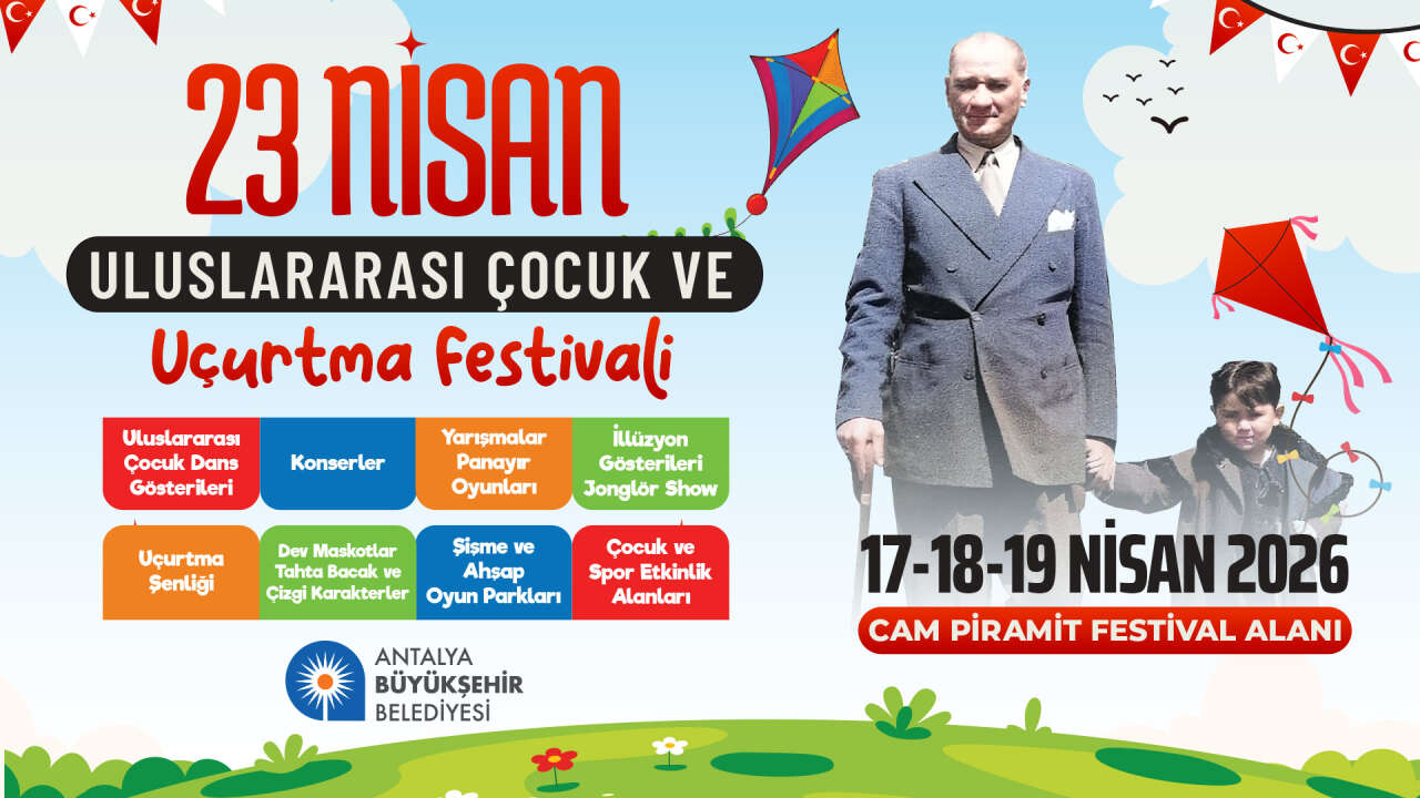 antalyada-uluslararasi-cocuk-ve-ucurtma-festivali-basliyor