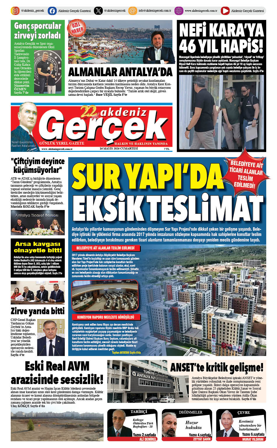 https://www.akdenizgercek.com.tr/16 Mayıs 2026