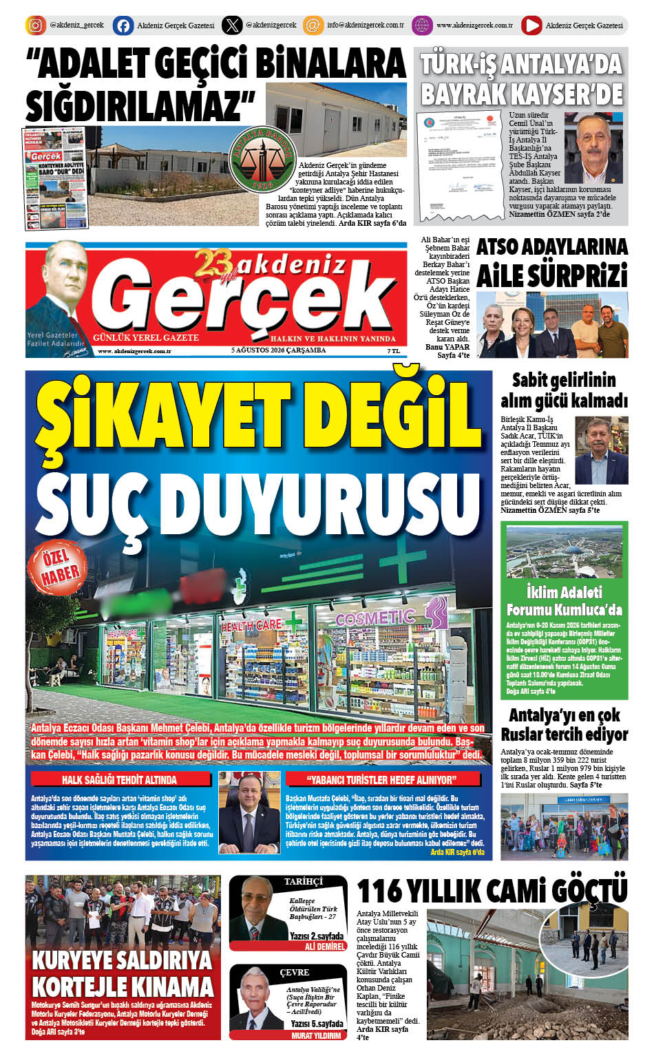 https://www.akdenizgercek.com.tr/5 Ağustos 2026