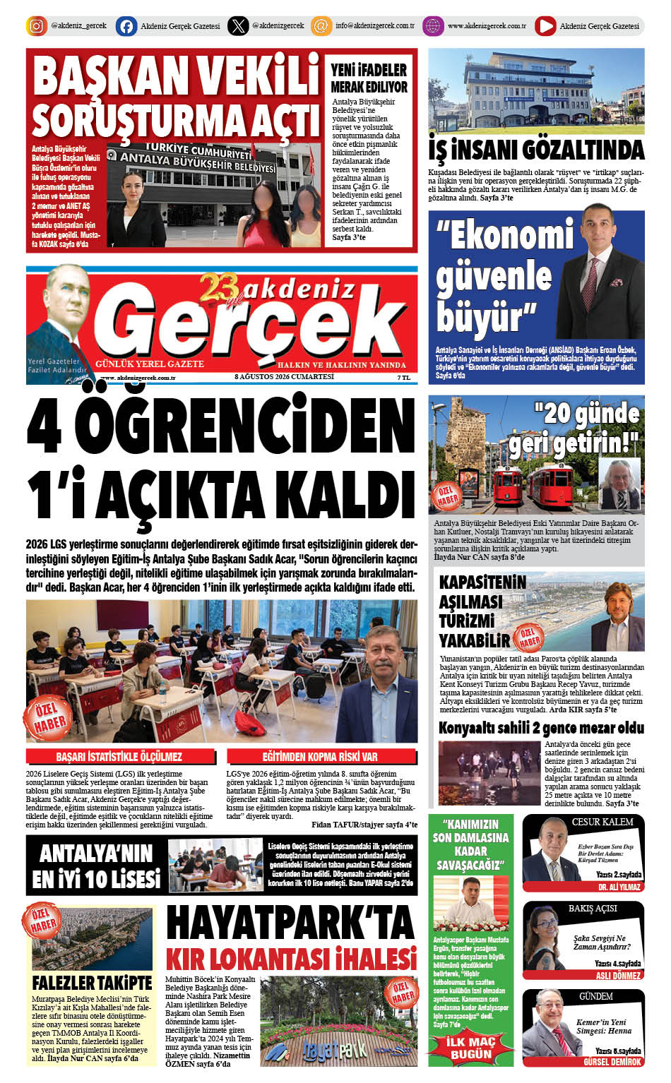 https://www.akdenizgercek.com.tr/8 Ağustos 2026