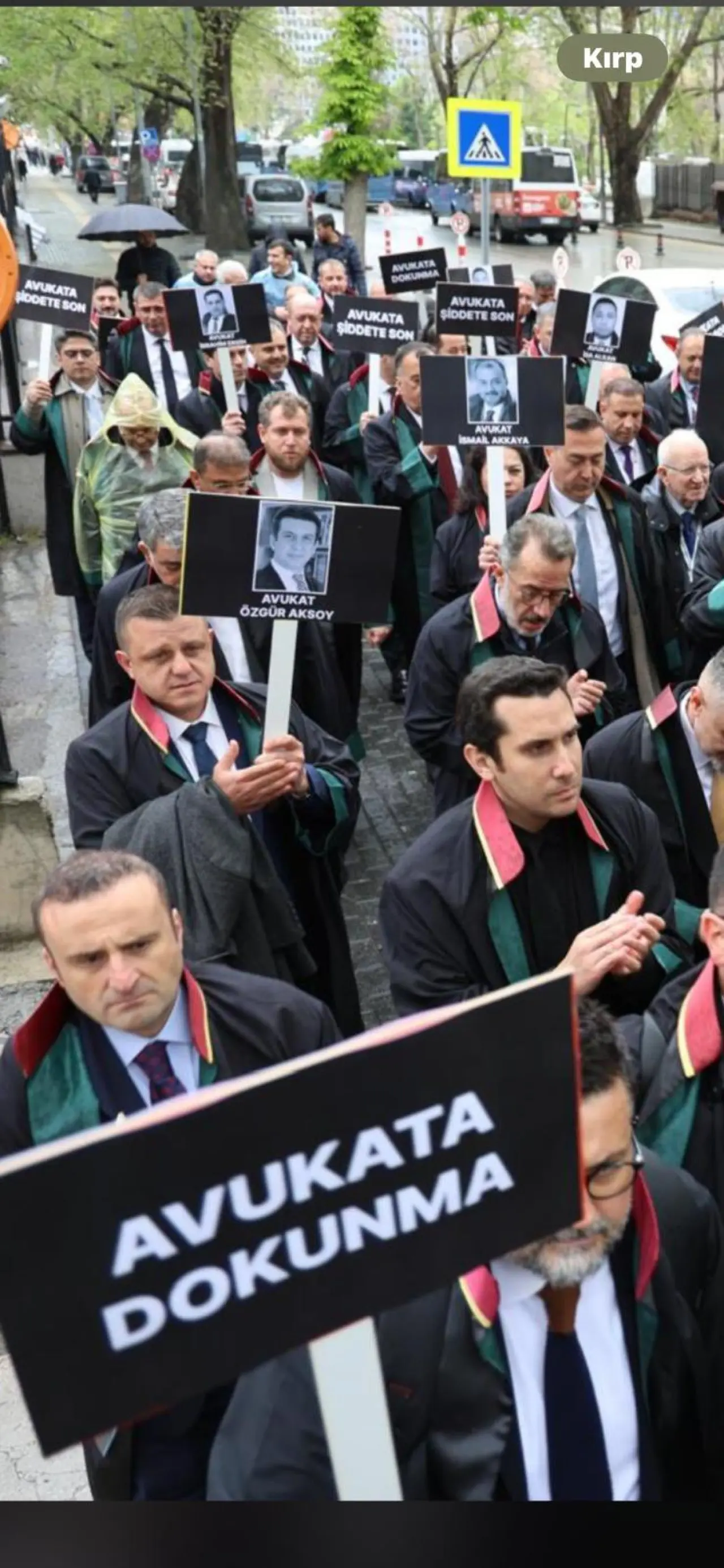 Antalya Barosu TBMM Önünde: Avukata Şiddete Karşı Ankara'da Tarihi Yürüyüş! 3