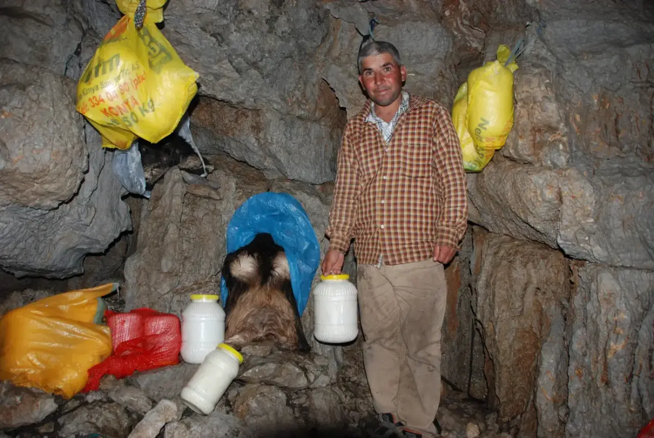 Akseki'de Yörükler Peynirleri 1900 Metre Rakımdaki Kar Obruklarında Yapılıyor 4