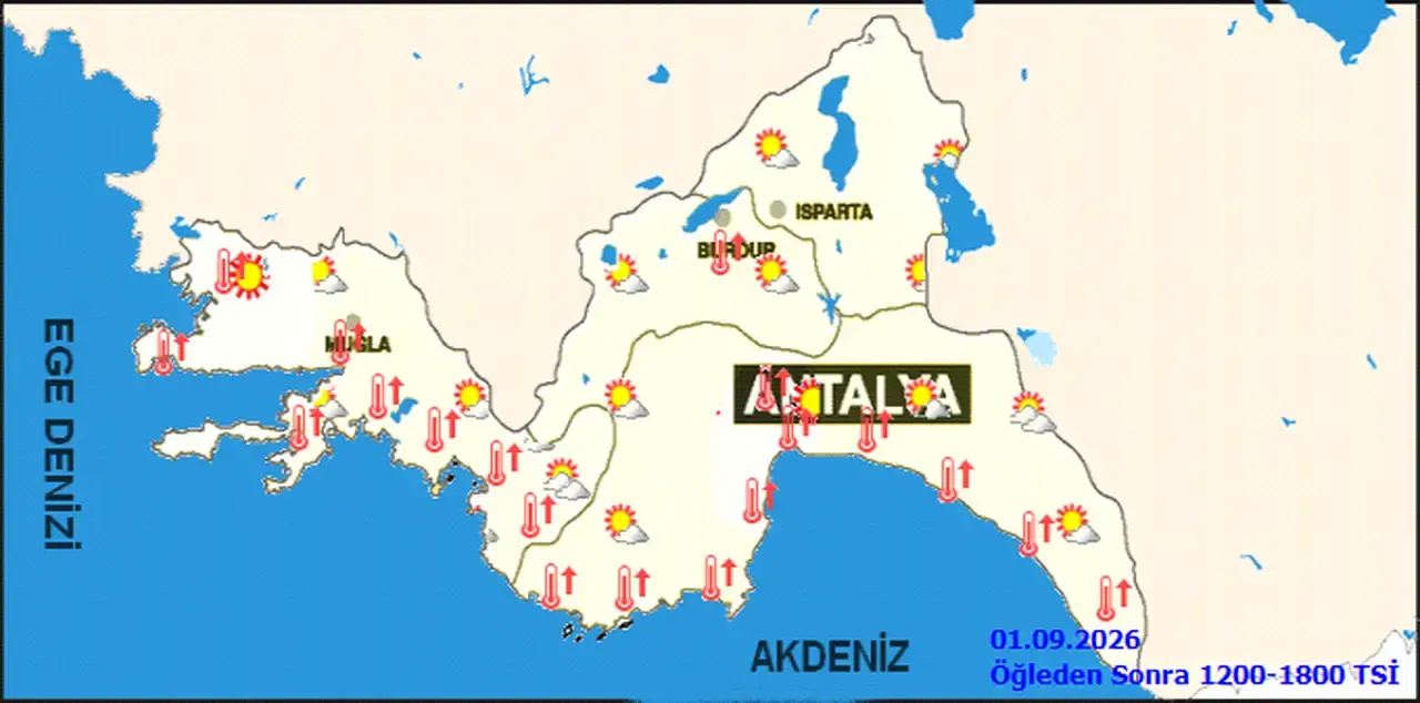 Antalya'da Eylül'de Hissedilen 40 Derece! 1