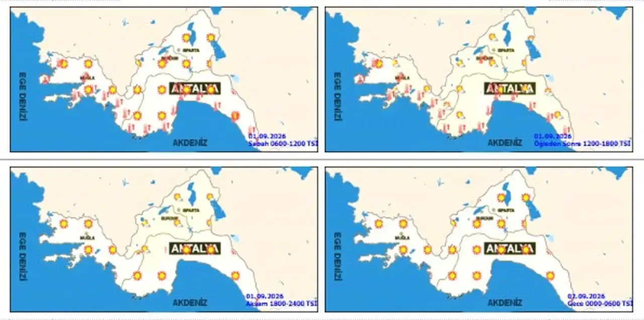 Antalya'da Eylül'de Hissedilen 40 Derece! 5