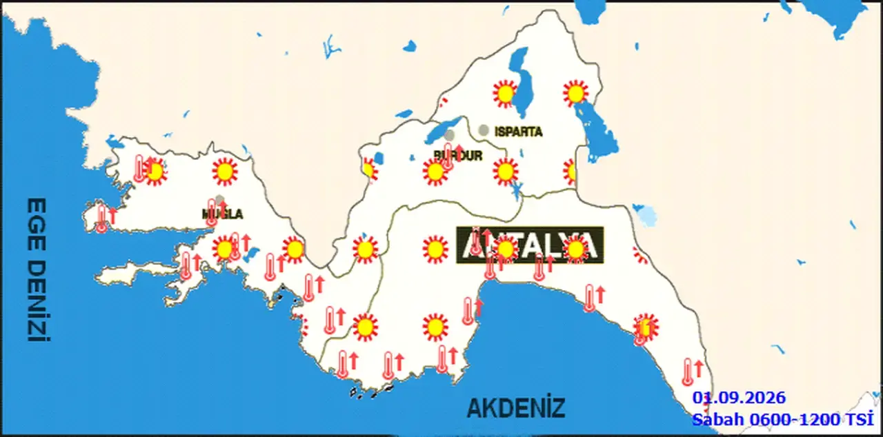 Antalya'da Eylül'de Hissedilen 40 Derece! 2