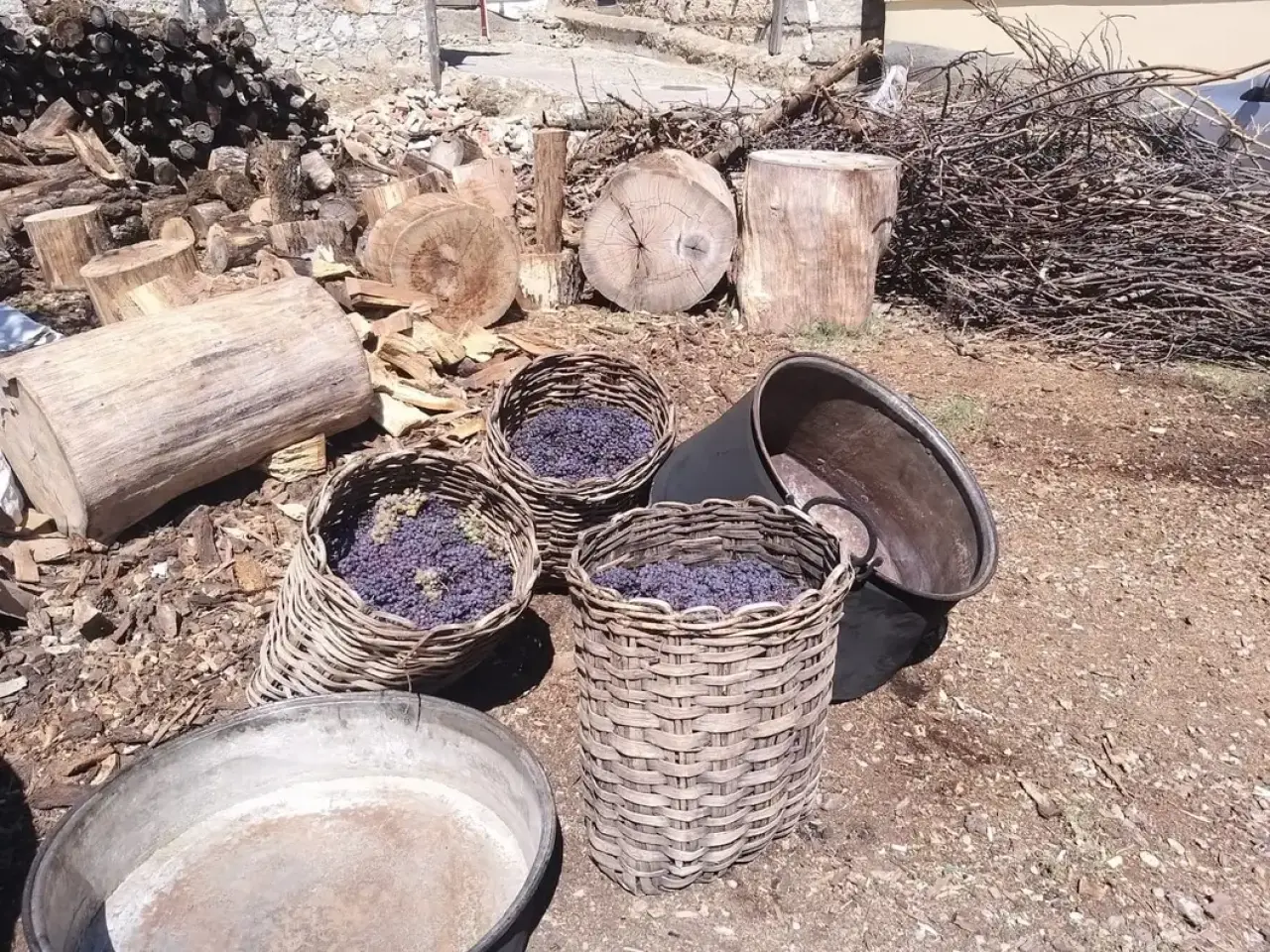 İbradı'da Asırlık Bağların Şifalı Pekmezi Bakır Kazanlarda Kaynıyor: Kilogramı 500 TL 13
