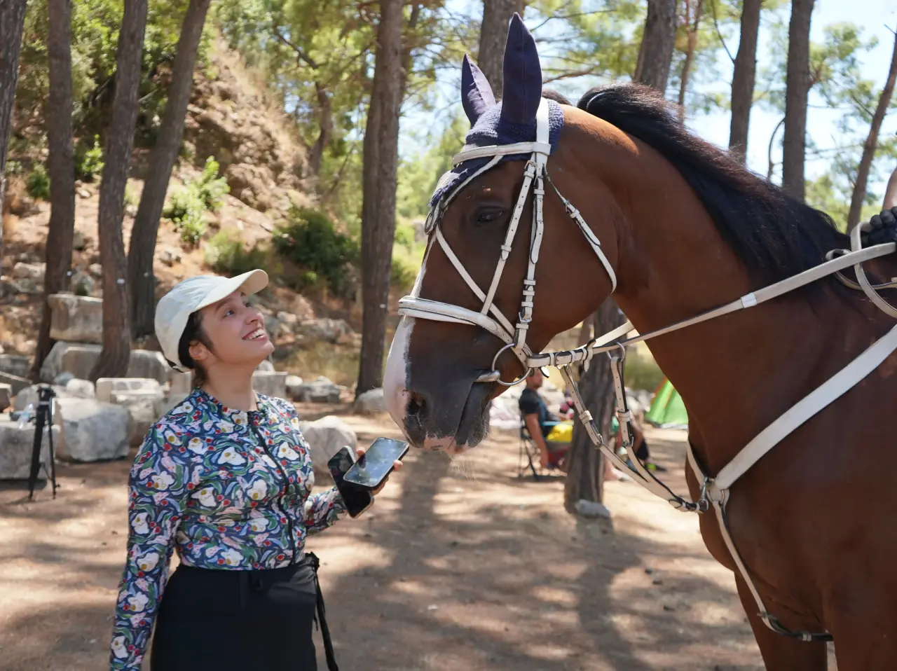 Phaselis'te Atlı Jandarma Güven Veriyor: Tarihi Miras Koruma Altında 2