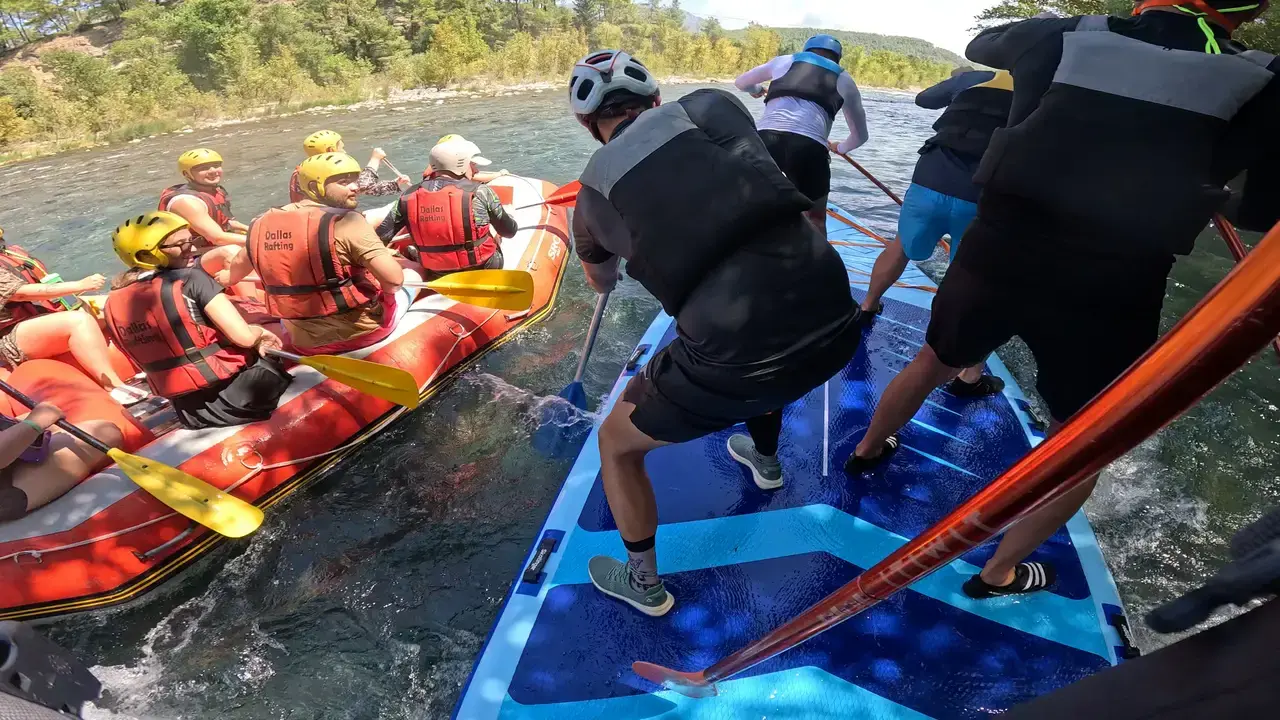 Köprülü Kanyon Parkuru 4 Metrelik Big SUP ile Geçildi 4