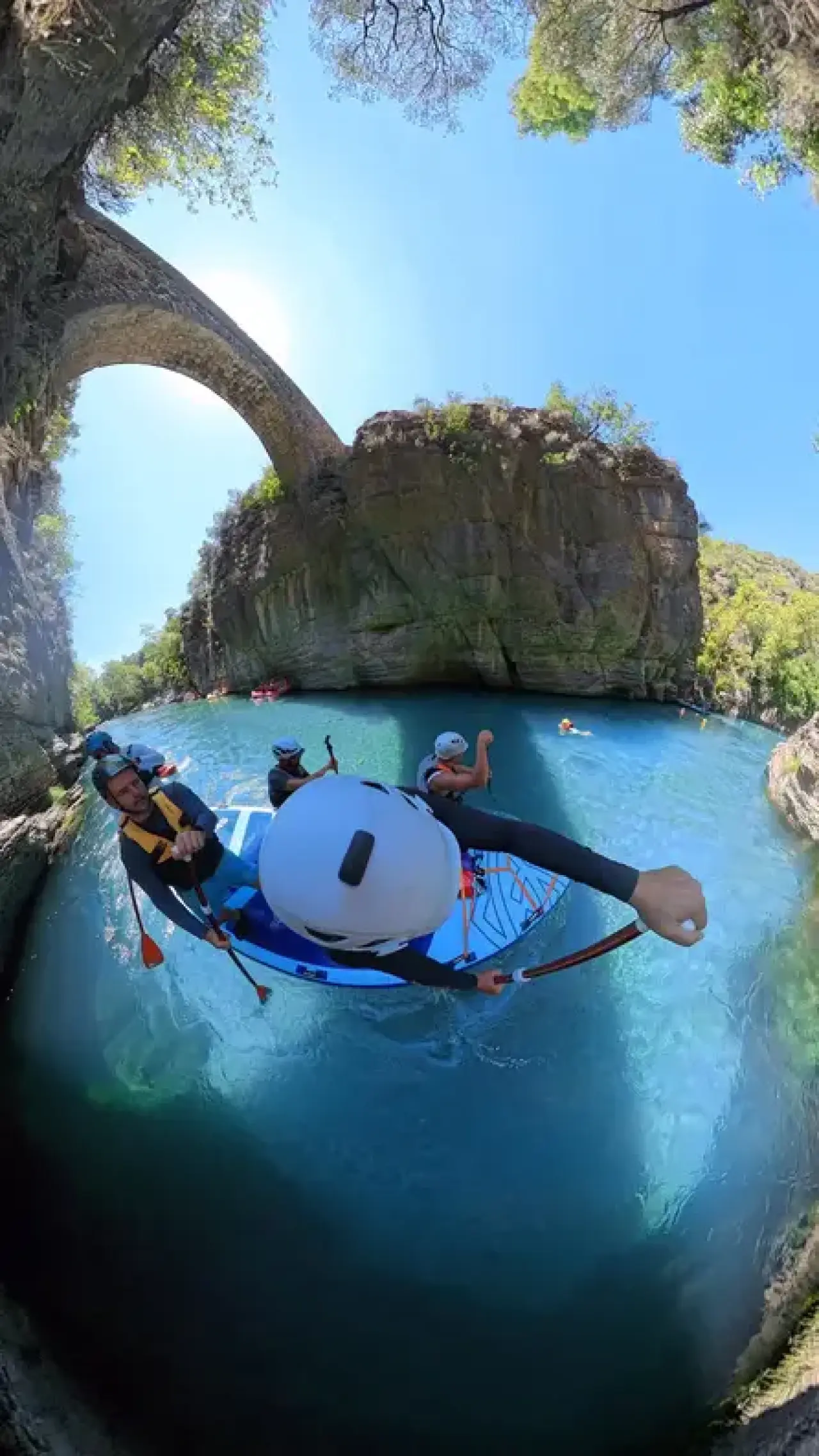 Köprülü Kanyon Parkuru 4 Metrelik Big SUP ile Geçildi 8