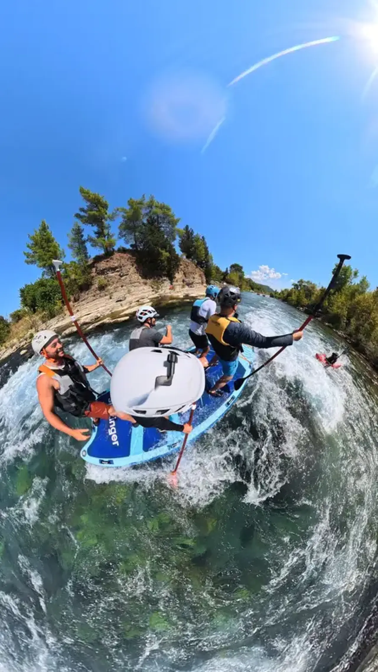 Köprülü Kanyon Parkuru 4 Metrelik Big SUP ile Geçildi 7