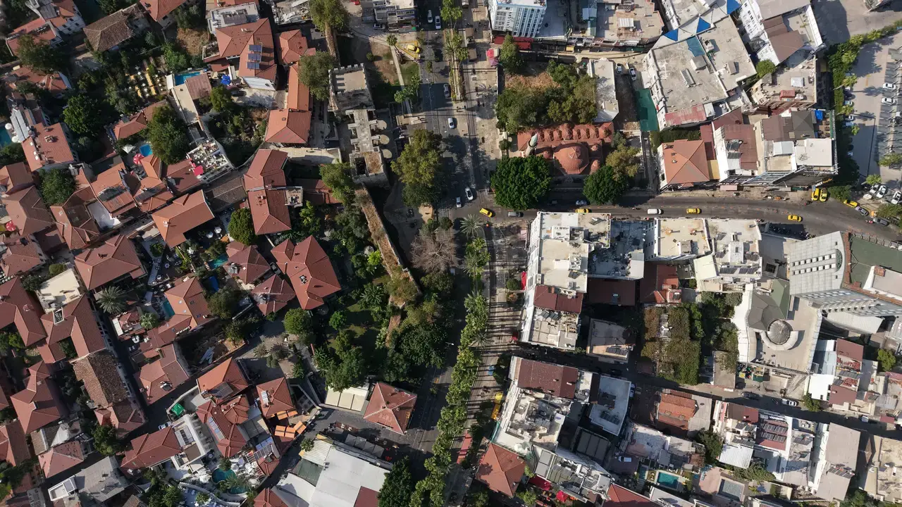 Kaleiçi Surları Gökyüzünden Görüntülendi 2
