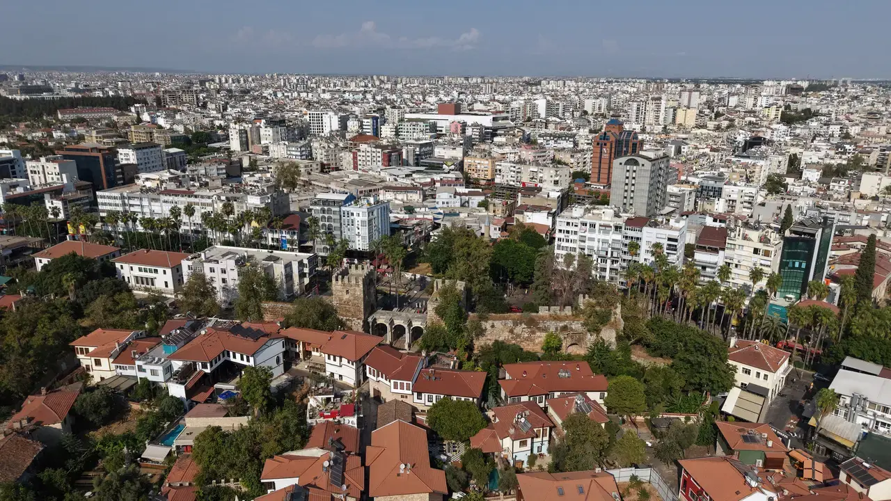 Kaleiçi Surları Gökyüzünden Görüntülendi 6